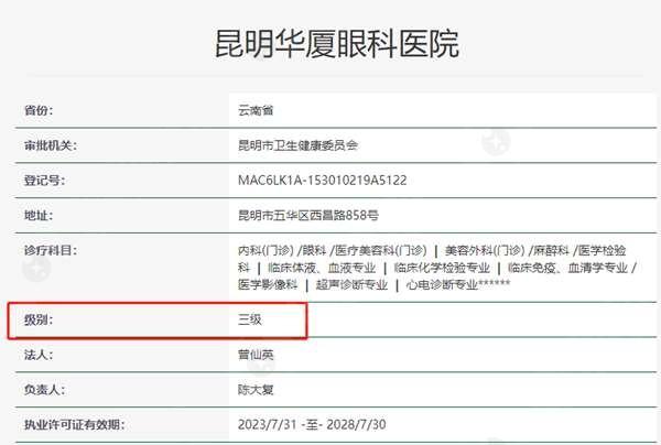 昆明华厦眼科医院可靠吗 收费合理很靠谱