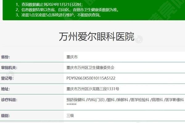 重庆万州爱尔眼科收费高不高？查实价格亲民且医生技术牛