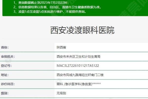 请问西安凌渡眼科医院靠谱吗？从医生团队看特色项目收费标准