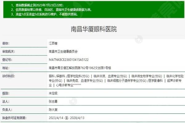 南昌华厦眼科医院怎么样呀？依据收费标准和治疗效果评优劣