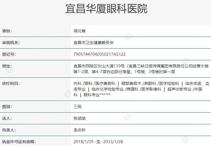 宜昌华厦眼科医院可靠不？分析医院的先进设备和成功案例