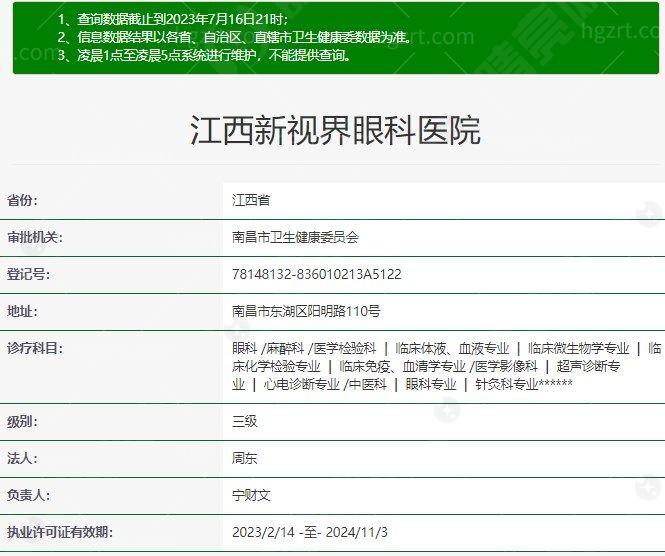 南昌新视界眼科医院靠谱么？分析医院核心项目及医生团队阵容
