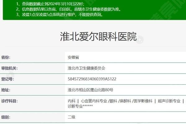 安徽淮北爱尔眼科医院好不好？价格透明医生可靠，真的太值了！