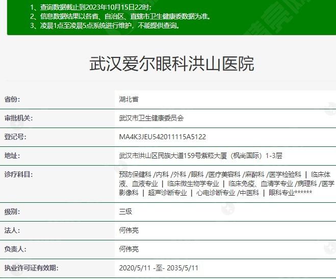武汉爱尔眼科洪山医院好不好？医生可靠环境好，价格不贵值得去