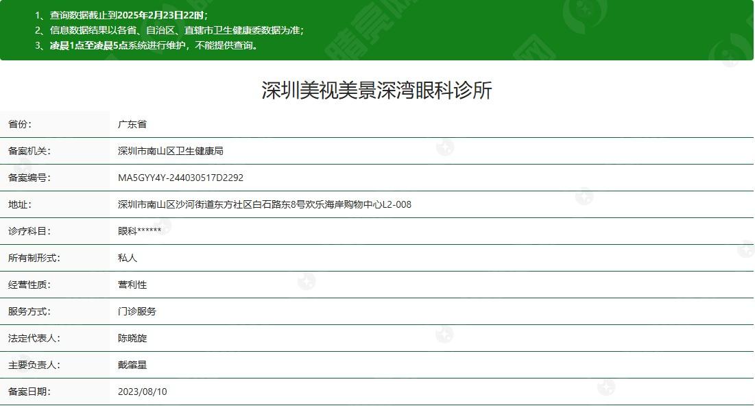 有人了解深圳美视美景深湾眼科技术牛不牛？高端设备助力优质眼科诊疗