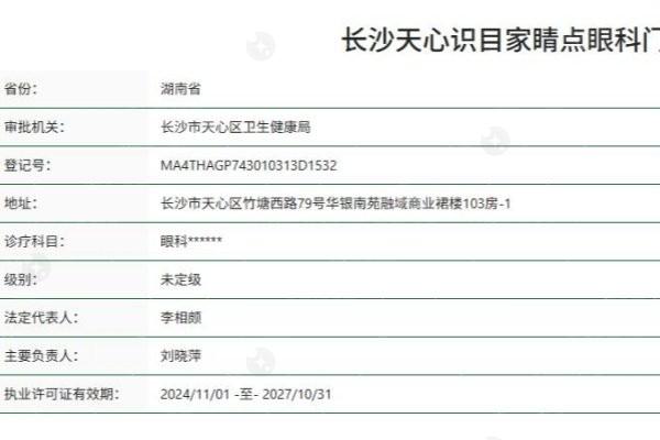 湖南识目睛点眼科门诊靠谱不？揭秘，病例真实疗效好速来！